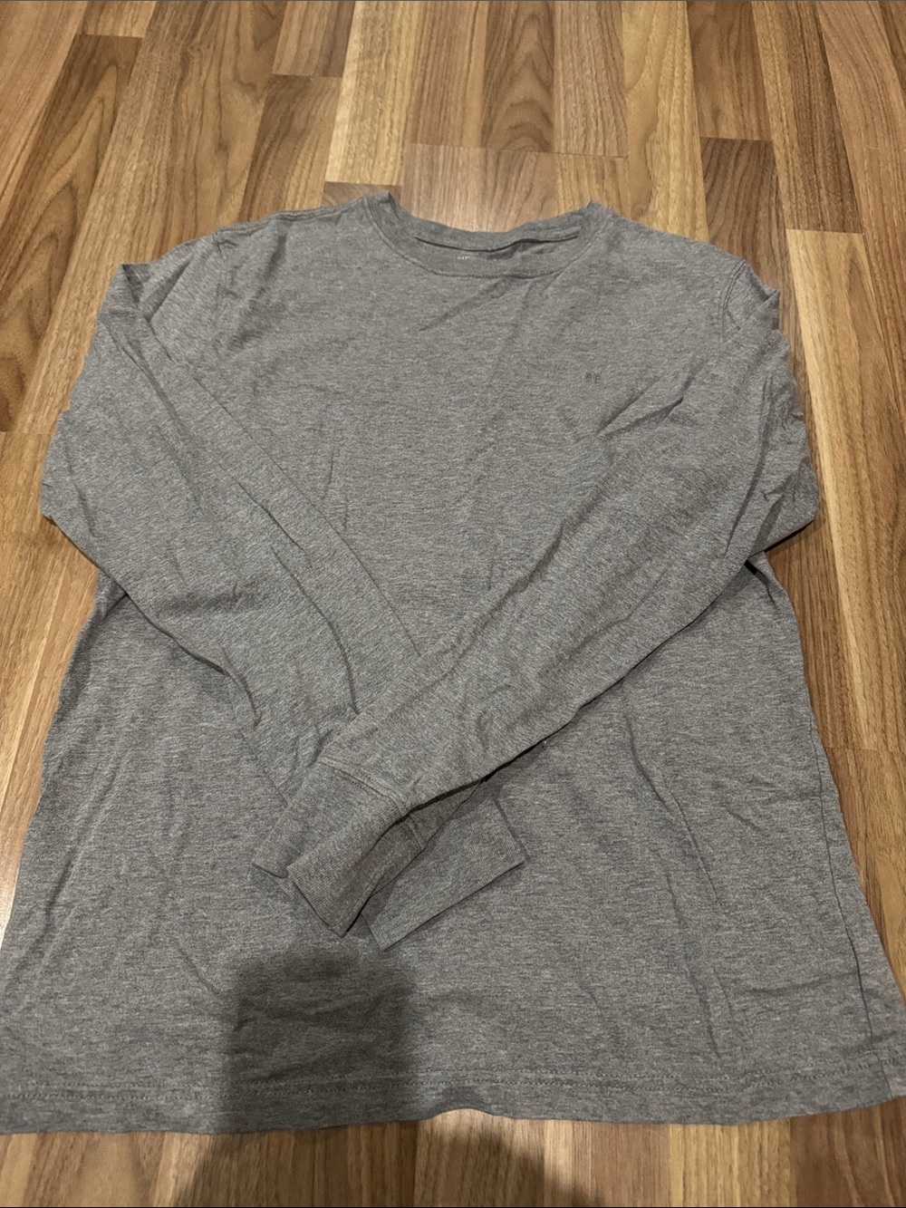 American Eagle Outfitters Gray Long Sleeve Crewneck Shirt